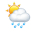 emoji sun rain